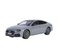 Miniature Scale Car Toys 1 24 For Audi A7 Coupe Alloy Car Model Die-cast Metal Car Model With Sound And Light Collection Toy(Grey)