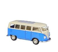 Miniature Scale Car Toys 1 24 Scale Car For 1972 Volkswagen T2 Bus Model Car Alloy Metal Classic Model Gift(1963 T1 Blue 2)