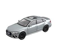 Miniature Scale Car Toys 1 32 For 2024 Audi A4 Simulation Alloy Die-cast Metal Car Model Sound And Light Toy Gift(Grey)