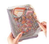 Miniature Scene Sticker Book 3D Visual Effect Scene Decals