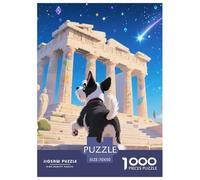 Miniature Schnauzer 1000 Pieces Premium Jigsaw Puppy Age 14+ for Adults Cool Collage Effect, Fun Details, Educational, Challenging Puzzle Games 70x50cm/1000pcs