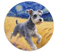 Miniature Schnauzer 1000 Teile Puzzle Für Erwachsene Herausforderung Stressabbau-Puzzle Gedächtnis Trainieren Für Die Ganze Familie, Geschenke Für Frauen & Männer 1000pcs (67.5x67.5cm)
