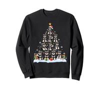 Miniature Schnauzer Christmas Tree Santa Xmas Pet Dogs Sweatshirt