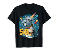 Miniature Schnauzer Dog 50th Birthday Themed Party 50 T-Shirt
