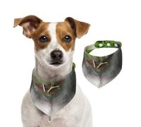 Miniature Schnauzer,Dog Bandanas Cotton Pet Scarf Adjustable Bibs for Pet,M