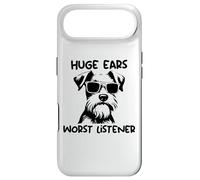 Miniature Schnauzer Dog huge ears worst listener Case for iPhone Air