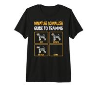 Miniature Schnauzer Guide to Training Dog Obedience Premium T-Shirt