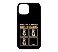 Miniature Schnauzer Guide To Training - Schnauzer Dog Mom Case for iPhone 15