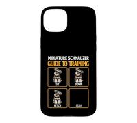Miniature Schnauzer Guide To Training - Schnauzer Dog Mom Case for iPhone 15 Plus