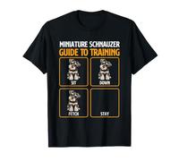 Miniature Schnauzer Guide to Training - Schnauzer Dog Mom T-Shirt