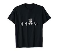 Miniature Schnauzer Heartbeat Mini Schnauzers Dog Pet T-Shirt