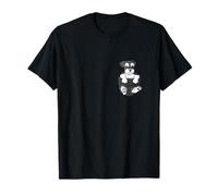 Miniature Schnauzer in chest pocket dog T-Shirt