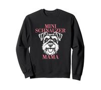 Miniature Schnauzer Mini Mama Dog Mom Womens Cute Sweatshirt