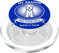 Miniature Schnauzer My Dog is My Shadow Funny Pet Dog Lover PopSockets PopGrip for MagSafe