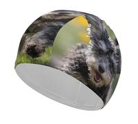 Miniature Schnauzer Poodle Mix Elastic Swimming Cap