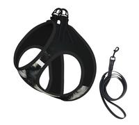 Miniature Schnauzer Puppy,Pet Harness,Adjustable Reflective Dog Harness,Pet Leash Vest,S