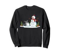 Miniature Schnauzer Snowman Christmas Tree Xmas Womens Mens Sweatshirt