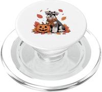 Miniature Schnauzers Lover Pumpkin Fall Autumn Thanksgiving PopSockets PopGrip for MagSafe