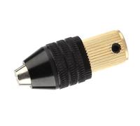 Miniature SelF Tightening Rotate Tool Chuck SelF Tightening Chuck Mini Electric Motor Dril for Mini Power Drill 0.3-3.4mm Clamping Capacity (Aperture 2.35mm)