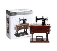 Miniature Sewing Machine Music Box with Hand Crank | Hand Crank Decoration Music Box | Aesthetic Sewing Machine Decoration - For Wedding Party Home Gathering Office Desk Workshop Studio Living Room