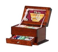 Miniature Sewing Tool Kits For 1/12 Scale Dollhouses Scene Display Accessories Realistic Sewing Room Landscape Setting Dollhouses Decoration