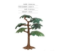 Miniature Simulation Pine Tree for DIY Diorama Scenes(Medium Tree)