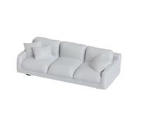 Miniature Simulation Sofa Model 1/12 Dollhouse Living Room Sofa Furniture Ornament Dollhouse Miniature Scene Decoration Prop