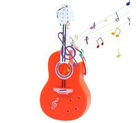 Miniature Small Guitar Keychain with Sound and Lights, Mini Tiny Violin Keychain with Sound, Miniature Small Guitar Keychain with Sound, Creative Mini Violin Keychain For Men and Women (C)