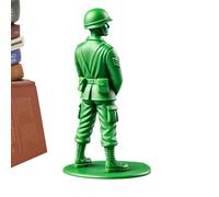 Miniature Soldiers - Classic Miniature Figurines, Collectible Character Models | Resin Construction Green Finish 7cm Height, Journal & Standing Styles, Fun Gift for