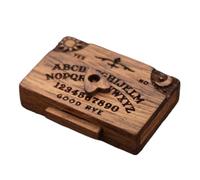 Miniature Spirit Board With Drawer Wooden Talking Spirit Board With Planchette Holy Spirit Board Alphabet Decorations Wooden Ouija Board | Wooden Talking Spirit Board With Drawer