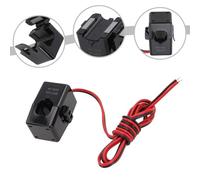 Miniature Split Core Current Transformer Clamp Sensor for Industrial Use - 100A/5A Ratio, 50-60, 0.5% Accuracy, 100 cm, Black(100A/5A)