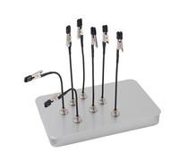 Miniature Spray Stand - 6.54 Inches | Painting Handle, Model Painting, Hobby Tools, Miniature Airbrush Holder, Magnetic Clips, Stable Base For Craft Desk, Workshop, School, Office, DIY Projects