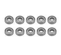 Miniature Steel Ball Bearings 9x20x6mm, 10pcs Double Shielded 699ZZ Bearing Set - Low Noise, Long Service Life, Ideal for Hobby and Small Shaft Projects