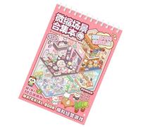 Miniature Stickers - 3D three-dimensional room stickers Stackable sticker collection, scene designs with house and girl motifs, easy to decorate thanks to removable specifications|Recommended