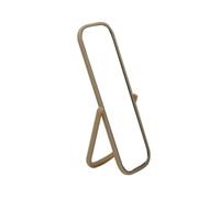 Miniature Sturdy Full Length Mirror for Scene Props Birthday Gifts Ornaments 8.6cm wood