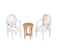Miniature Table and Chairs Set Realistic Furniture 1/12 Dollhouses Accessories with Detailing Miniature Tables and Chairs Realistic Design