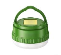 Miniature Tent Light PP Material Compact 7x4.8cm | USB rechargeable for battery, hours of runtime, no extra batteries needed, power source(Green 7*4.8cm)