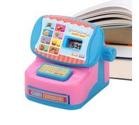 Miniature Toy Cash Register | Realistic Interactive Collectable, Classic Symbolic Counting Game | For Classroom, Birthday Parties and Rainy Days, Girls and Youth