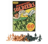 Miniature Toy Soldiers Green Army Figures Playset