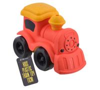 Miniature Toy Train Engine Orange Yellow Bio-Plastic