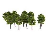Miniature Trees for Models,40Pcs 5cm Deep Green Model Tree for N Gauge Railway Building Scenery Layout Green Train Railroad Architecture Crafts