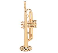 Miniature Trumpet Ornament, Exquisite Brass Model Decoration for Music Room Decor, High Simulation, Great Size, Tribute for Child, Musician Friend