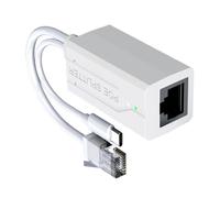 Miniature USB/Type C Active Splitter Power Converters DC40V to DC5V for Security Camera and Networking Devices Ethernet Cable Power Supply