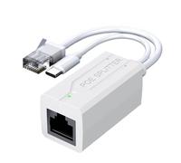 Miniature USB/Type C Active Splitter Power Converters DC40V To DC5V For Security Camera And Networking Devices POE Splitter