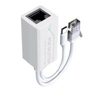 Miniature USB/Type C Active Splitter Power Converters DC40V To DC5V For Security Camera And Networking Devices Ethernet Cable Power Supply