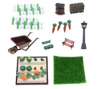 Miniature Vegetable Collection: Accessories, Craft Garden Figures | Realistic Product Pack Educational Agriculture Decor Scene Diorama Classroom Setup cre