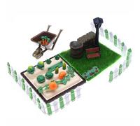 Miniature Vegetables - Farm Field Kit, Realistic Scene Accessory with Detailed Design, Educational Toy, Gadget with Fun Learning Feature, Farm Play Set for Kids Knowledge Exploration
