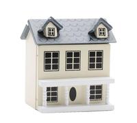Miniature Villa, Handmade Playhouse Craft Kit, Handcrafted Tiny House Project, Realistic Fairy Home Decor Set, Responsive Creative Building Set for Teens, Adults, and Hobby Enthusiasts