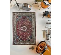 Miniature Vintage Drum Rug for 1:4 Scale Axe Heaven Drum Kits for Display Only