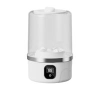 Miniature Washing Machine 1L Portable Cordless USB Powered for Bras Socks Delicates Compact Travel Laundry Washer- White